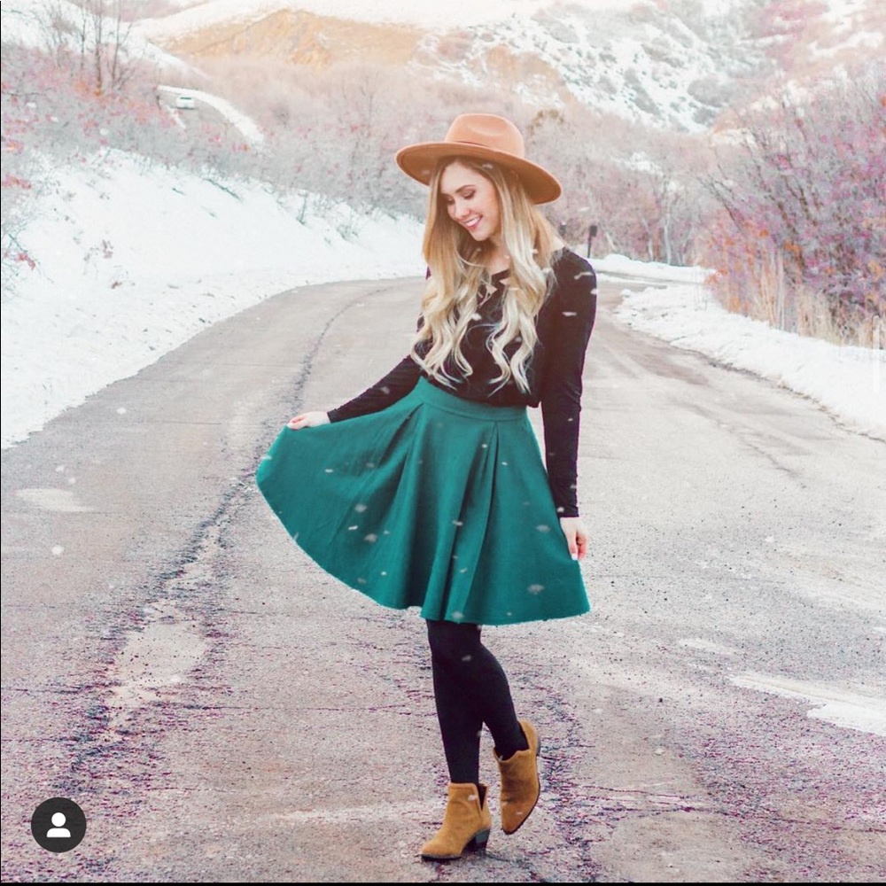 Green Alya Skirt